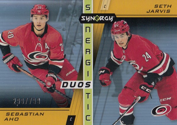insert karta AHO/JARVIS 21-22 Synergy Synergistic Duos Stars and Rookies /799